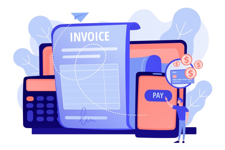 a vector replica of invoice, is an invoice the same as a receipt