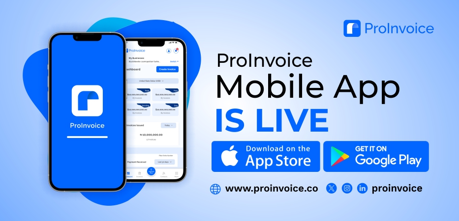 Proinvoice mobile application is live, don't miss out on this premium offer